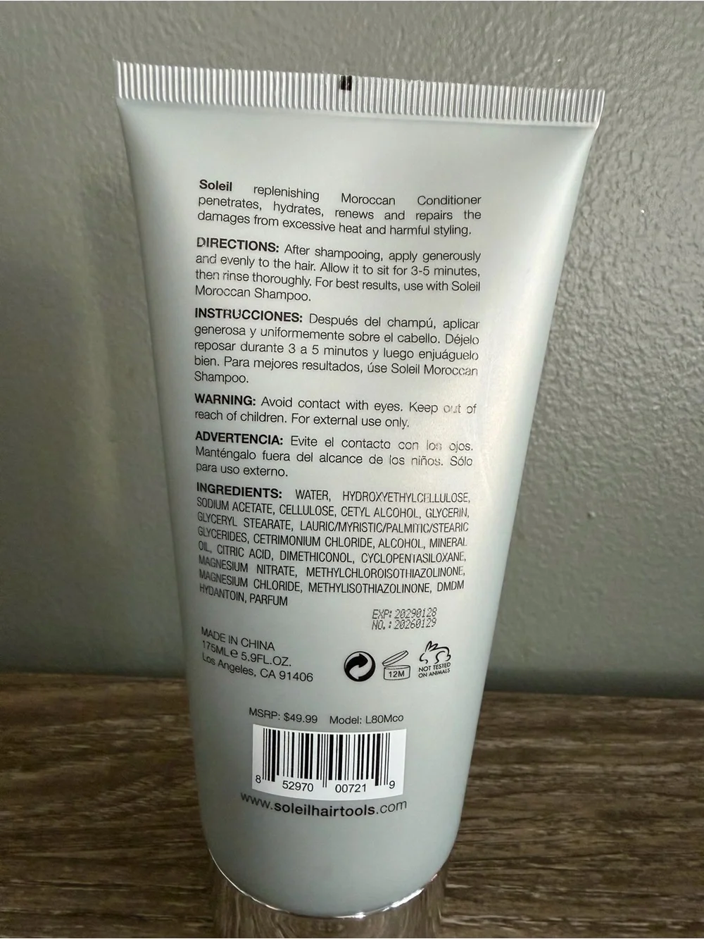 Soleil Soleil moroccan shampoo